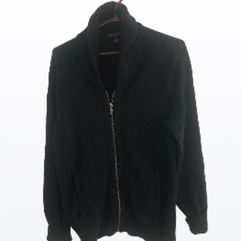 BANANA REPUBLIC Eclectic Grandpa Cotton zip up Ribbed knit Cardigan